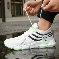 Zapatillas Running Y33 Mesh Transpirable - Blanco