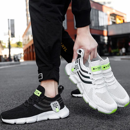 Zapatillas Running Y33 Mesh Transpirable - Blanco