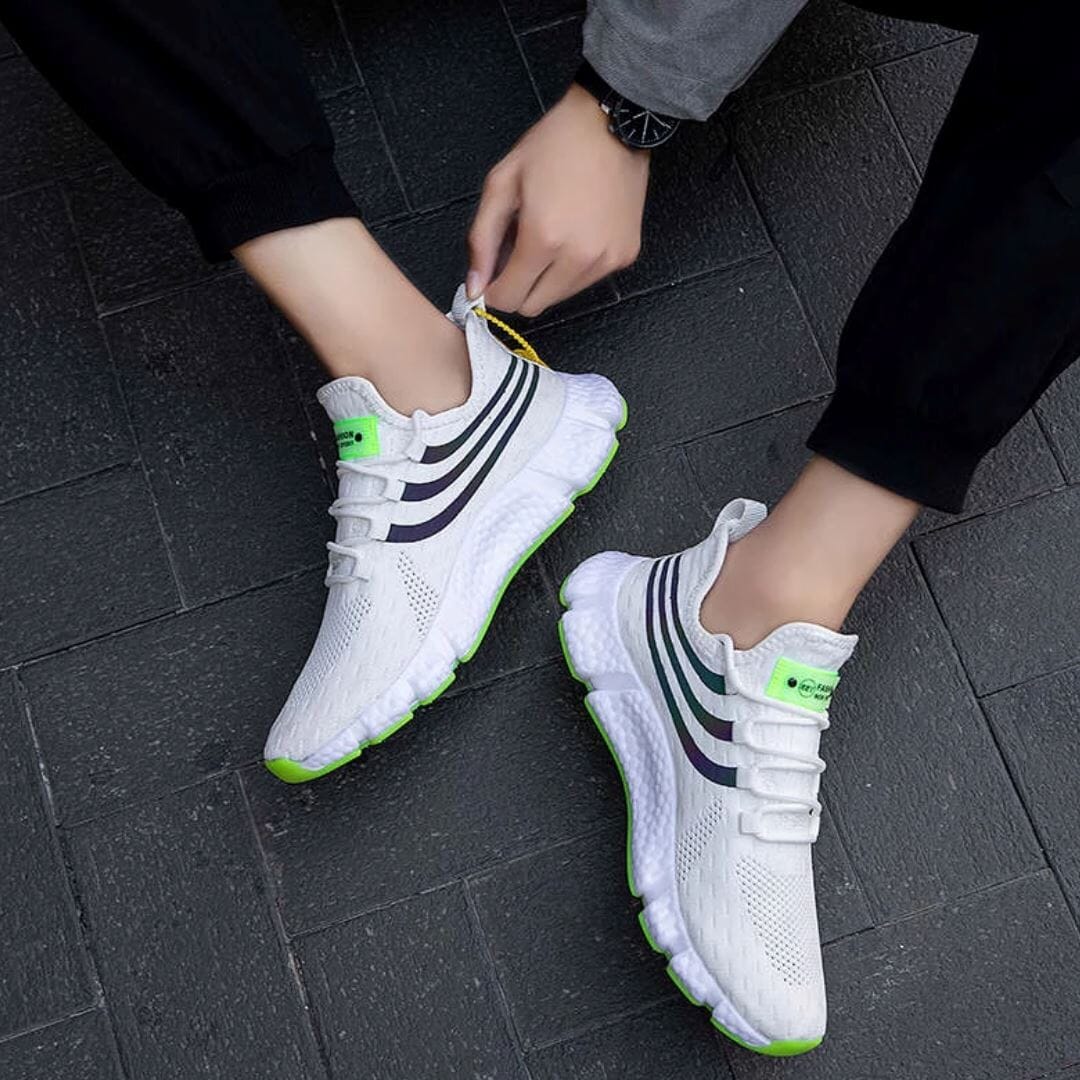Zapatillas Running Y33 Mesh Transpirable - Blanco